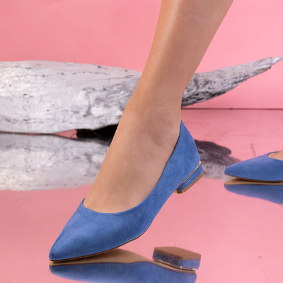 Дамски обувки на ток Yara - Blue