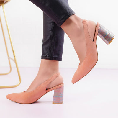 Дамски обувки на ток Jessie - Orange