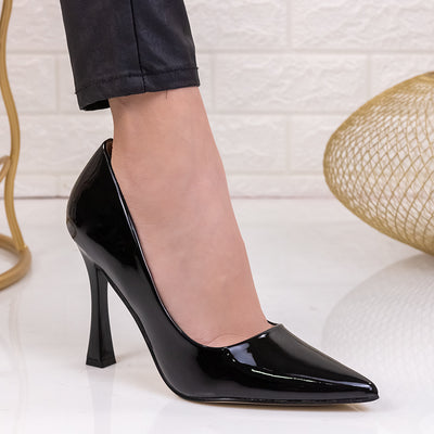 Дамски обувки на ток Almira - Black