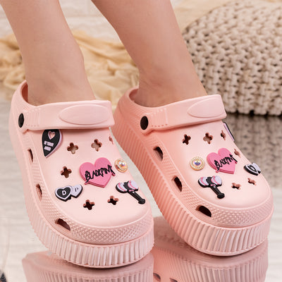 Дамски чехли Summer - Pink
