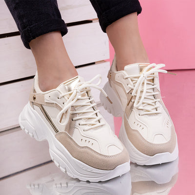 Дамски маратонки Ivory - Beige