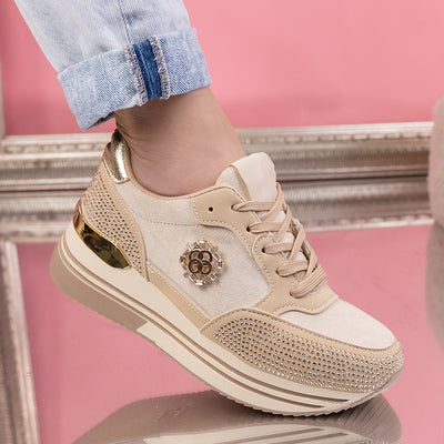 Дамски маратонки Roma - Khaki