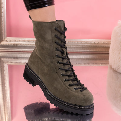 Дамски боти Emma - Green