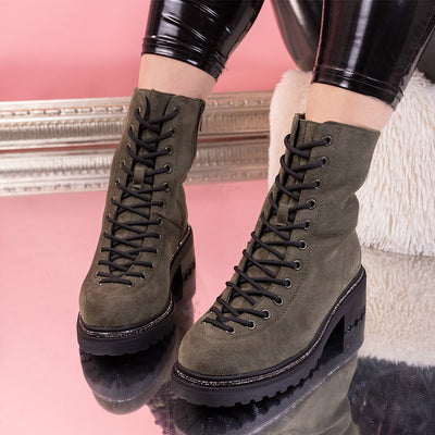 Дамски боти Emma - Green