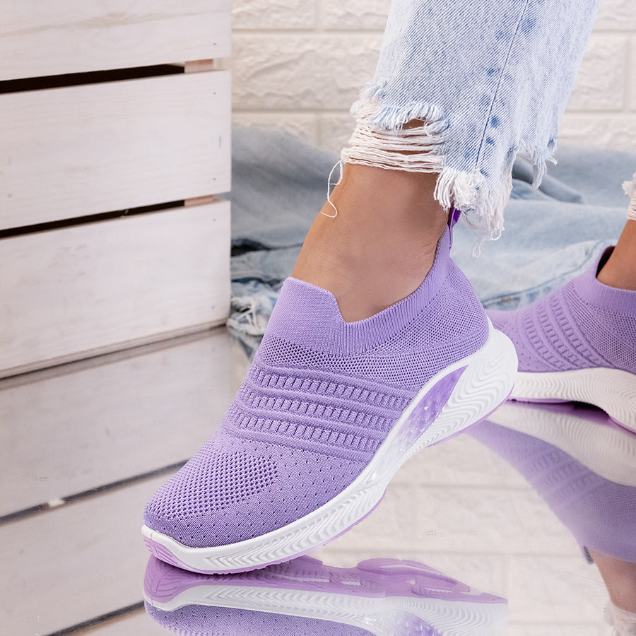 Дамски маратонки Cloe - Purple