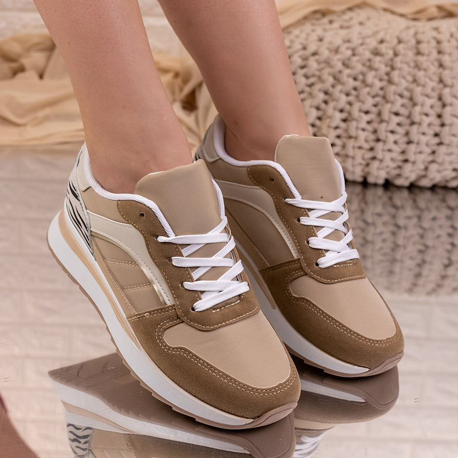 Дамски маратонки Scarlat - Khaki