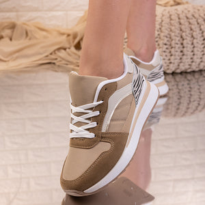 Дамски маратонки Scarlat - Khaki