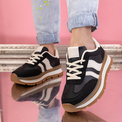 Дамски маратонки Ioana - Black