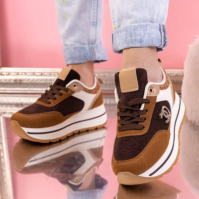 Дамски маратонки Vladaya - Brown