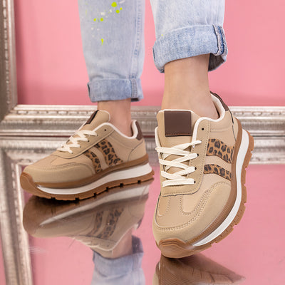 Дамски маратонки Ioana - Khaki