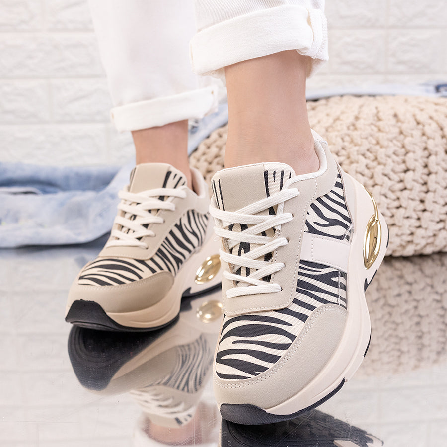 Дамски маратонки Odeya - Zebra