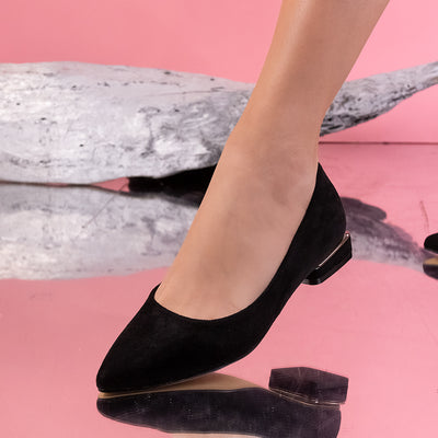 Дамски обувки на ток Yara - Black
