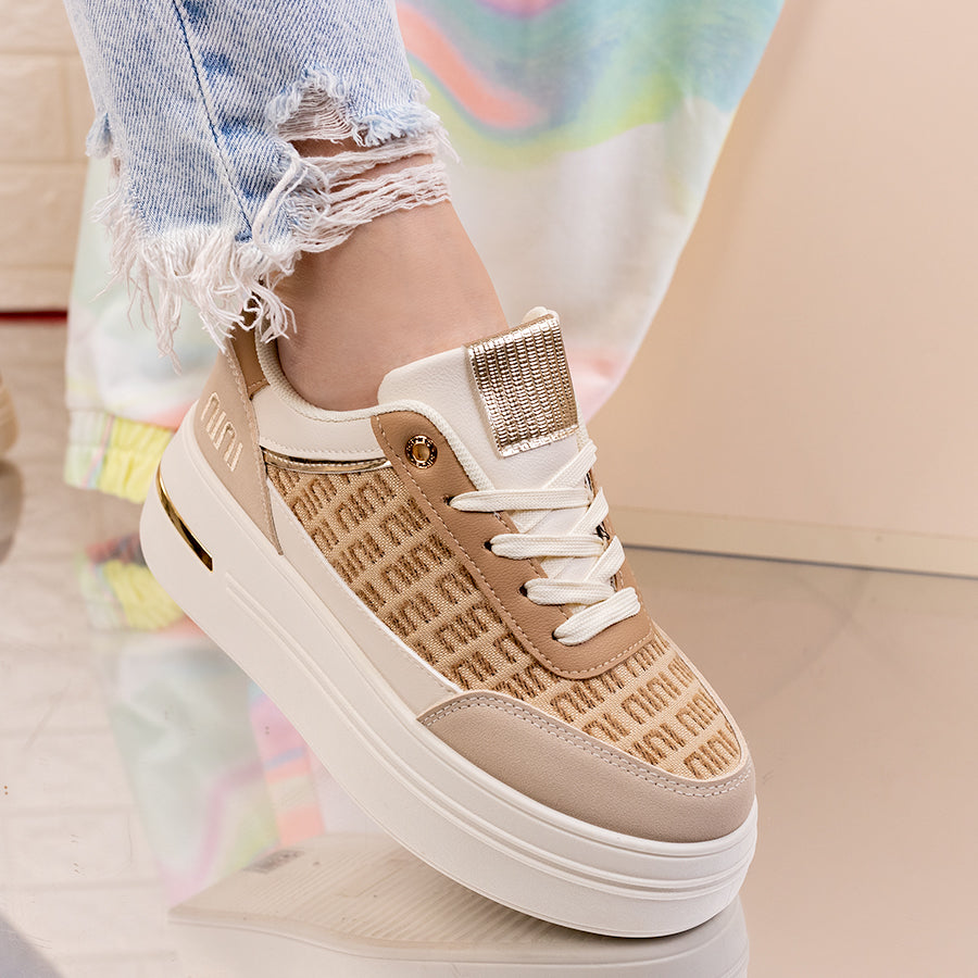 Дамски кецове Londra - Beige