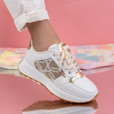 Дамски маратонки Elia - Beige