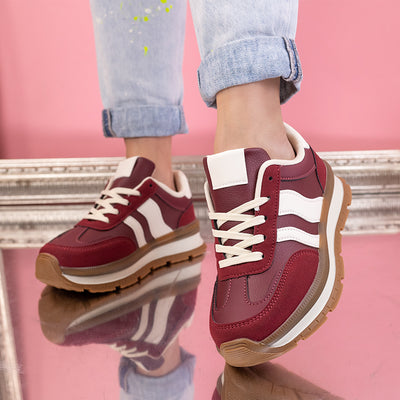 Дамски маратонки Ioana - Wine