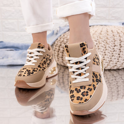 Дамски маратонки Odeya - Khaki