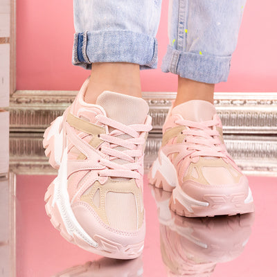 Дамски маратонки Plamy - Pink