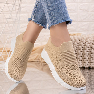 Дамски маратонки Emely - Khaki

