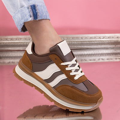 Дамски маратонки Ioana - Brown