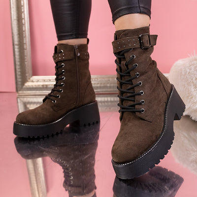 Дамски боти Kelly - Brown