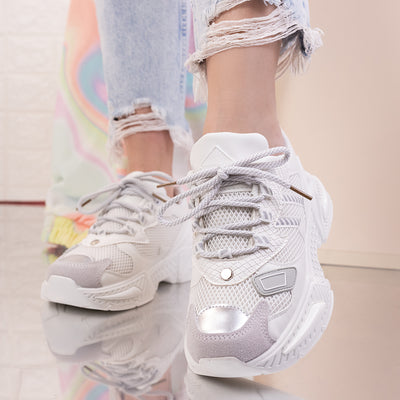 Дамски маратонки Dalia - White