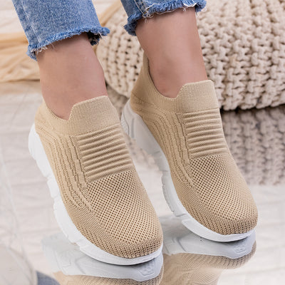 Дамски маратонки Emely - Khaki
