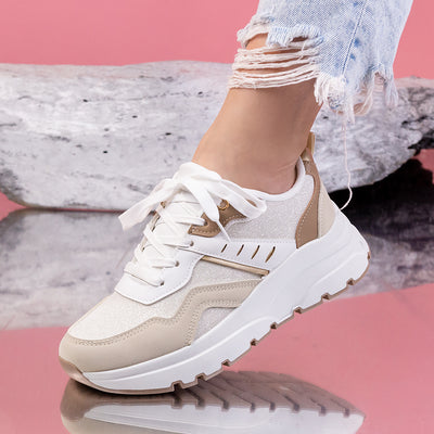 Дамски маратонки Stivi - Beige