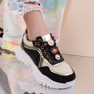 Дамски маратонки Wonda - Black