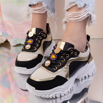 Дамски маратонки Wonda - Black