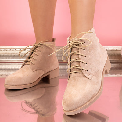 Дамски боти Moris - Beige