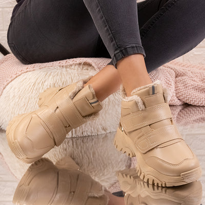 Дамски боти Lidena - Khaki