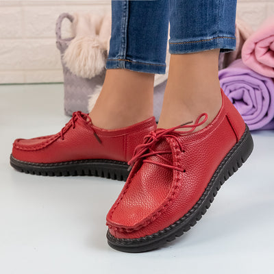 Дамски мокасини Vicky - Red