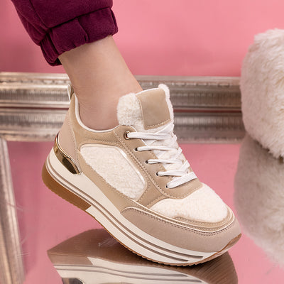 Дамски маратонки Felisity - Beige