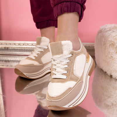 Дамски маратонки Felisity - Beige