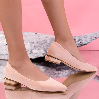 Дамски обувки на ток Yara - Pink