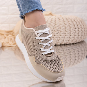 Дамски маратонки Salanta - Beige