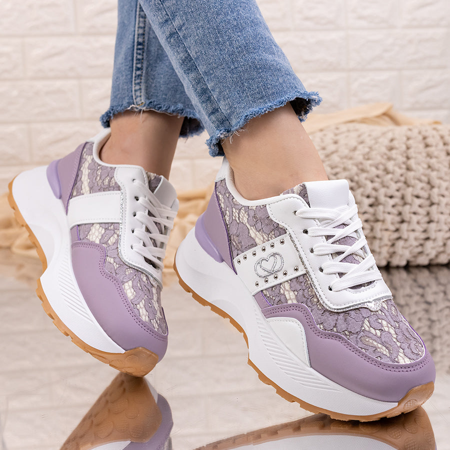 Дамски маратонки Beauty - Purple
