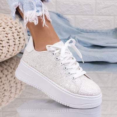 Дамски кецове Selest - White