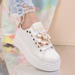 Дамски кецове Avalina - White