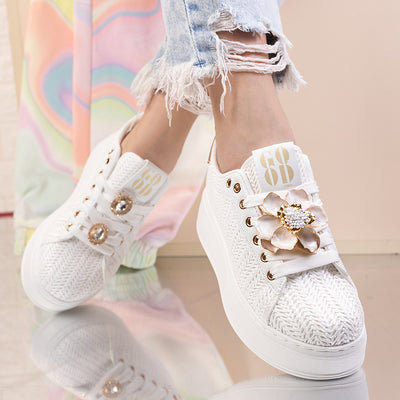 Дамски кецове Avalina - White