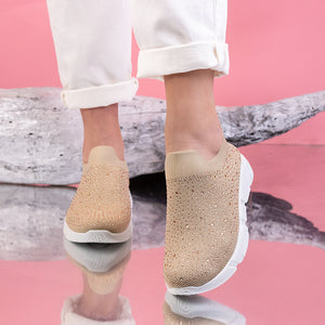 Дамски маратонки Silvi - Beige