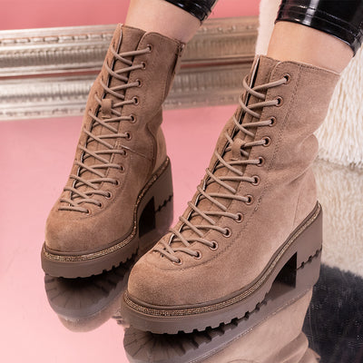 Дамски боти Emma - Khaki