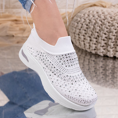 Дамски маратонки Shein - White