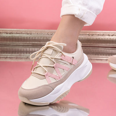 Дамски маратонки Adira - Beige