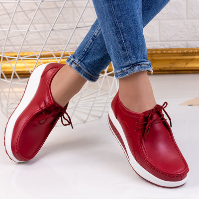 Дамски обувки Leta - Red