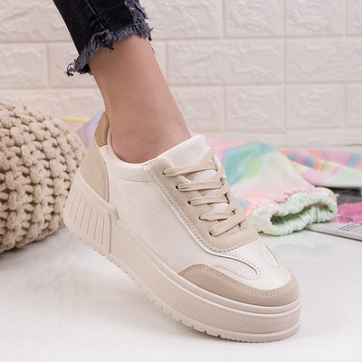 Дамски кецове Tonika - Beige