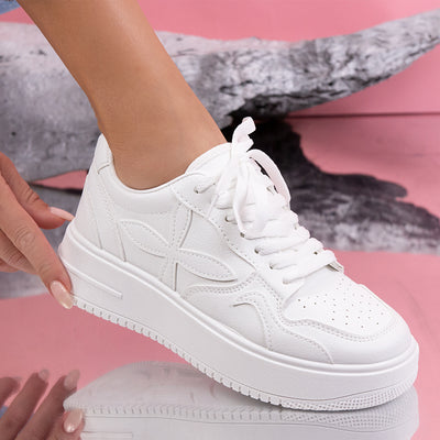 Дамски кецове Sena - White
