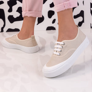 Дамски гуменки Amaya - Beige