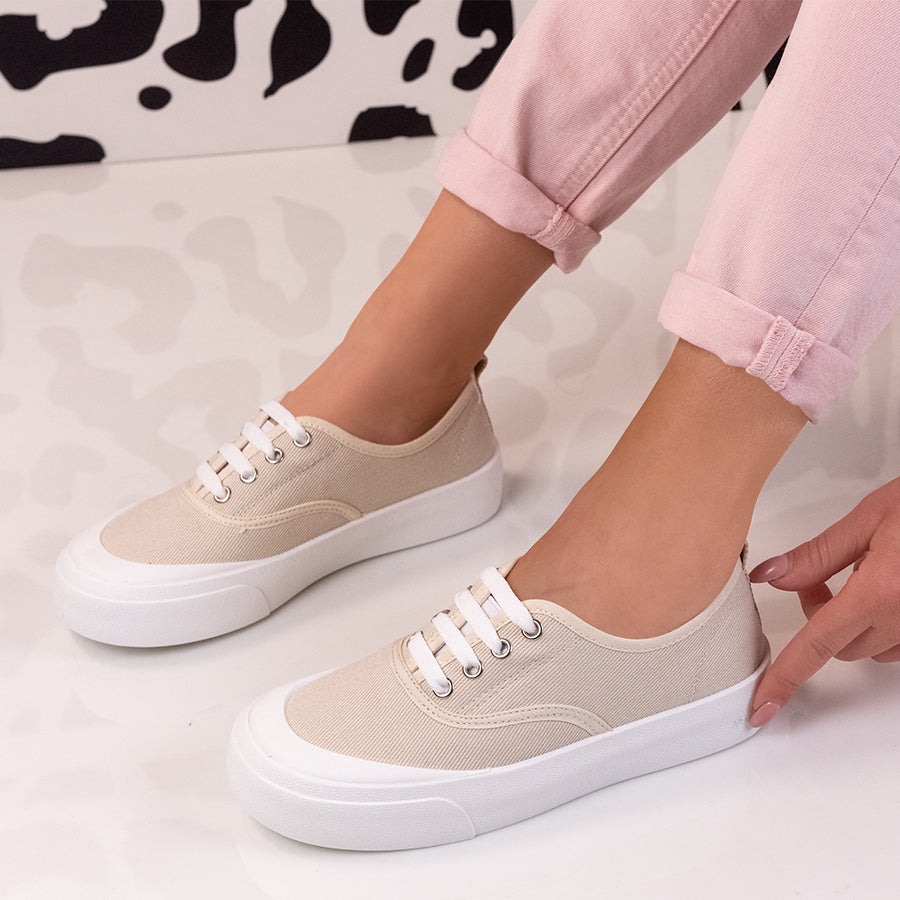 Дамски гуменки Amaya - Beige