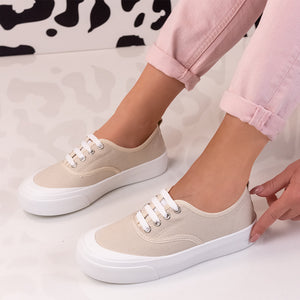 Дамски гуменки Amaya - Beige